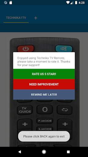 Technika TV Remote Control 7 تصوير الشاشة