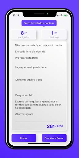 Formatagram screenshot 3