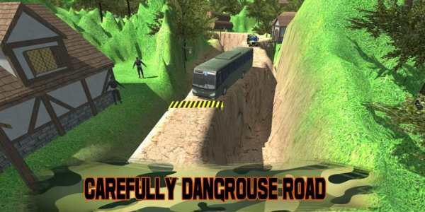 winter Army Bus Driver Simulator 2018 screenshot 3