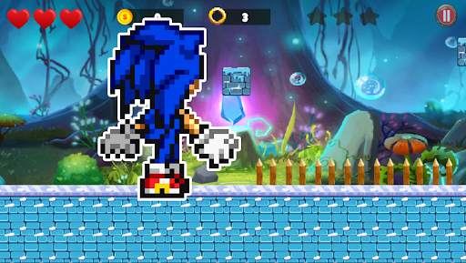Blue Hedgehog Classic Dash Adv скриншот 3