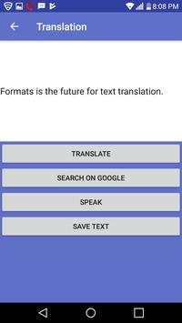 Formats screenshot 8