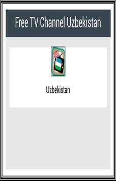 Free TV Channel Uzbekistan screenshot 1