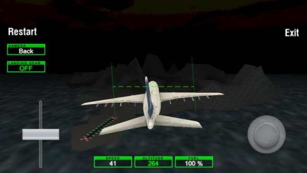 Airplane Night Flight Time Sim screenshot 2