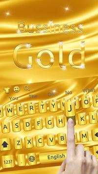 Business Diamond Gold Keyboard Theme screenshot 2