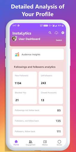 Follower and Unfollower Analytics for Instagram screenshot 3