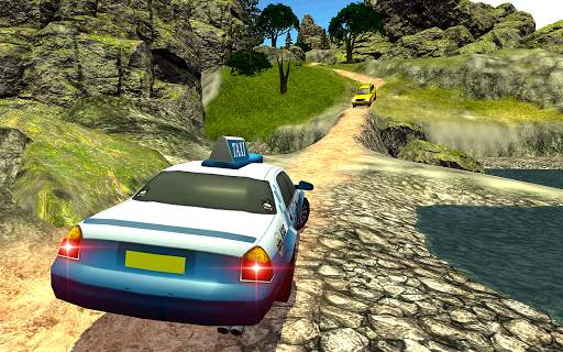 Offroad Real Taxi Car Simulator- Hill Cab Driver स्क्रीनशॉट 11
