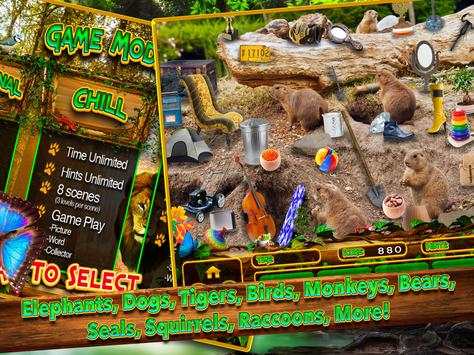 Hidden Objects Animal Kingdom - Travel Object Game screenshot 10