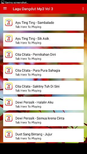 Lagu Dangdut Mp3 Vol 3 screenshot 4