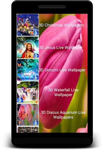 Tulip Live Wallpapers - Screen Lock, Sensor, Auto screenshot 4