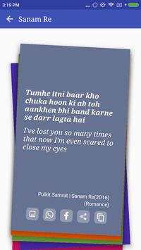 SANAM RE Songs and Lyrics and dialogues screenshot 8