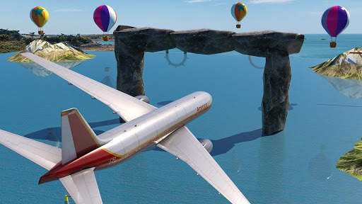 Take off Airplane Pilot Race F screenshot 1