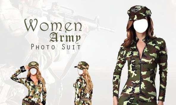 Wooman Army Photo Suit screenshot 1