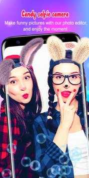 Candy Selfie Camera screenshot 1