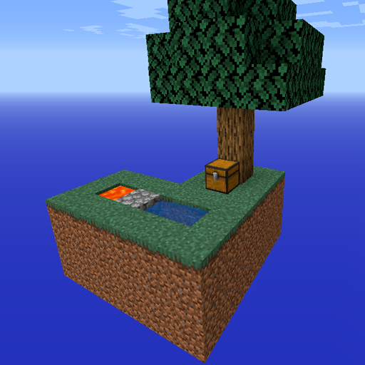 skyblock for minecraft أيقونة
