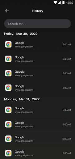 Fast Search - Privacy Browser screenshot 4