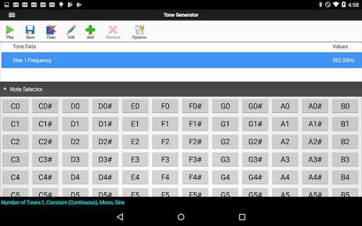 ToneGen Pro Edition screenshot 1