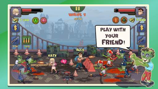 Two guys & Zombies 2 (two-play 1 تصوير الشاشة