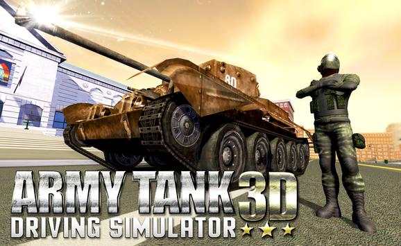 Army Tank Driving Simulator 3D screenshot 2