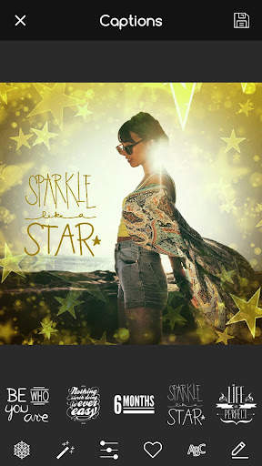 Overlay Glitter Sparkle Photo Effects App screenshot 3