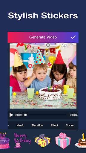 Birthday Video Maker - Free Birthday Video Editor screenshot 4