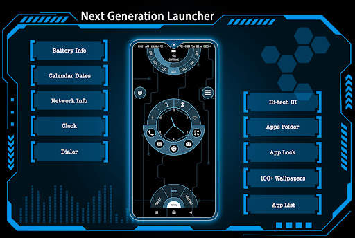 Next Generation Launcher - App lock, Hide App screenshot 1