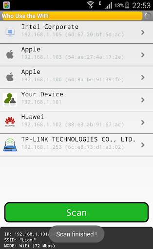 Catch the WiFi thief screenshot 1