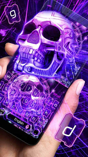Technology Laser Skull Keyboard screenshot 1