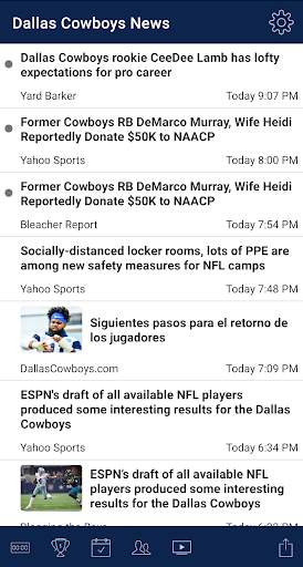 Football Team News - NFL edition screenshot 1