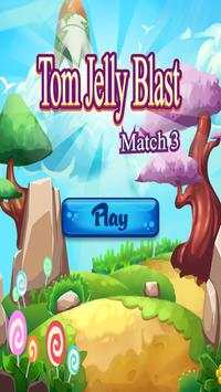 Cat Tom Jelly Blast Match 3 screenshot 1