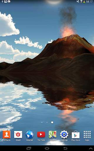 3D Volcano Live Wallpaper FREE screenshot 11