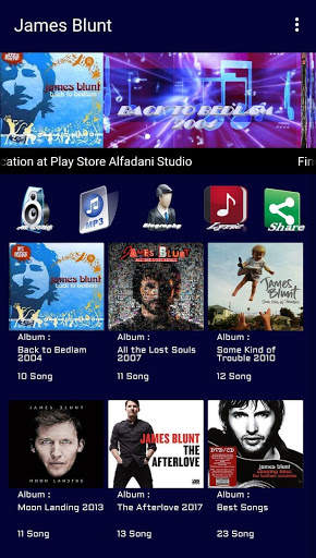 James Blunt All Song, All Album, Video, Mp3, Lyric screenshot 1