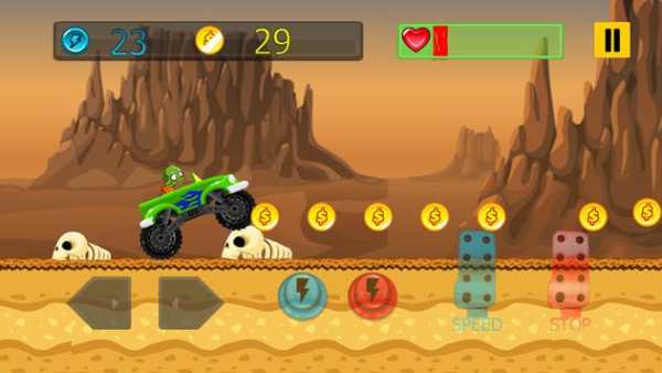 Zombie Racing Climb road hill screenshot 1