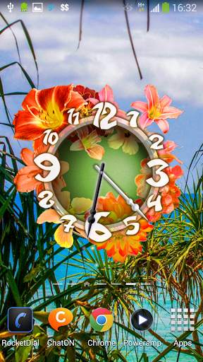 Lilium Flower Clock screenshot 2