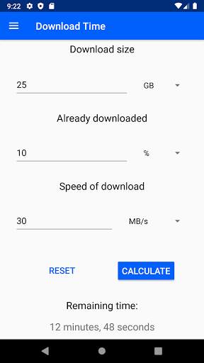 Download Time screenshot 1