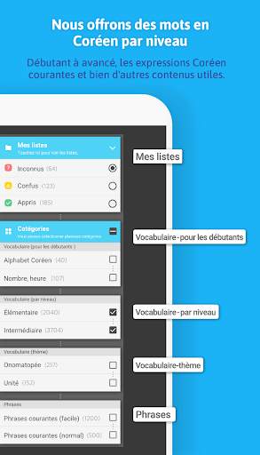 WordBit Coréen (mémorisation automatique ) screenshot 7