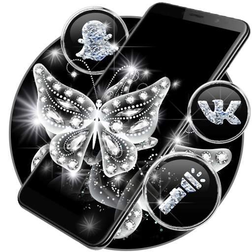 Glassy Butterfly Launcher Theme 4.2