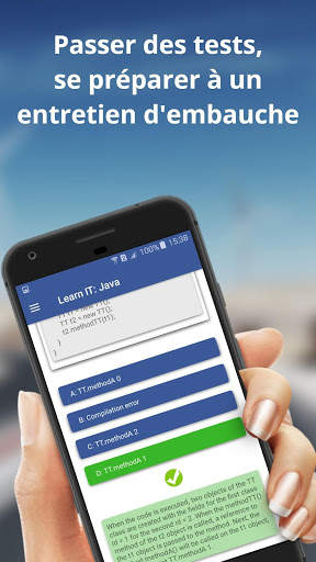 Learn IT: Java - Tests, Certification (GRATUIT) screenshot 2