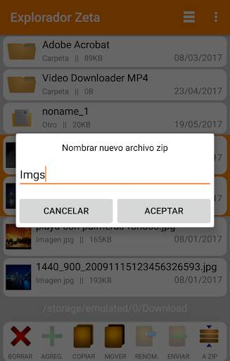 Zeta file explorer скриншот 3