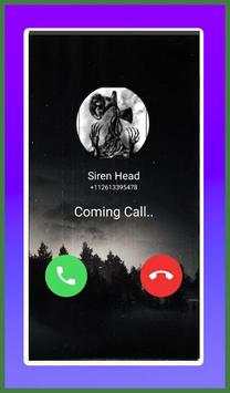 Call Siren Head  video call   chat (Simulation)‏ screenshot 3