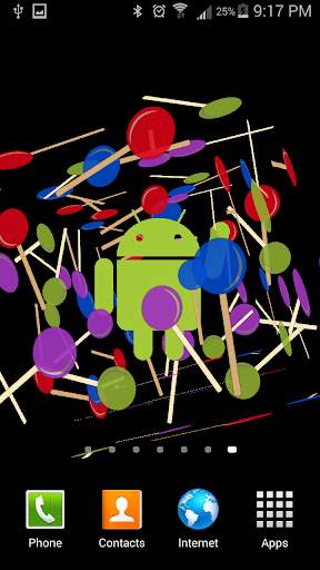 Lollipop 3D Live Wallpaper screenshot 1