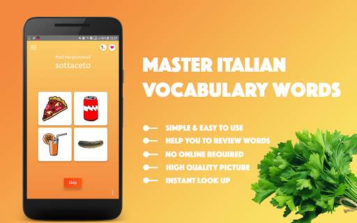 Italian Vocabulary Master screenshot 1