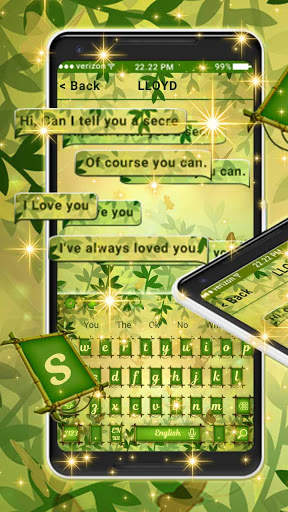 SMS Garden Keyboard screenshot 1