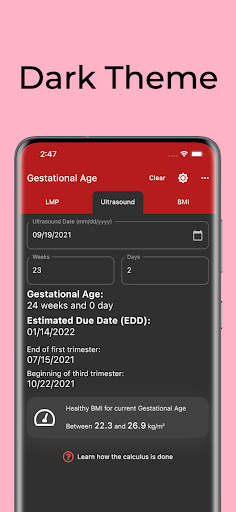 Gestational Age (baby's age) screenshot 6