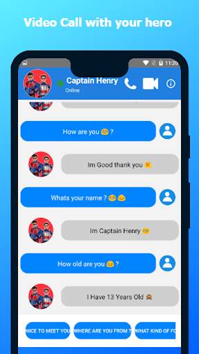 Captain Henry Video Call screenshot 2