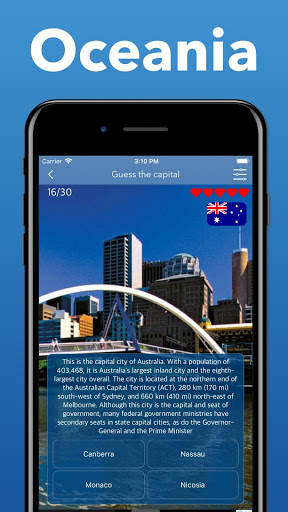 Capitals of All Countries in the World: City Quiz screenshot 8