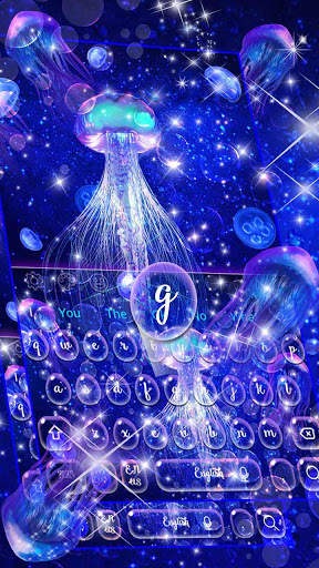Lucid Neon Jellyfish Keyboard Theme screenshot 2