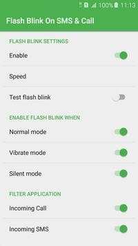 Flash Blinking On SMS & Call screenshot 4