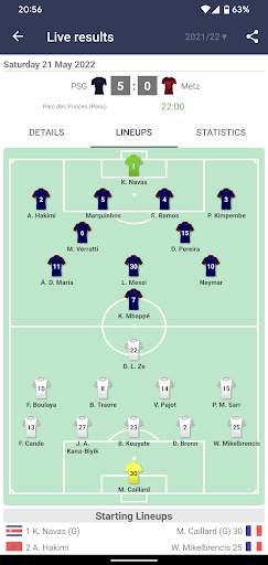 Live Scores for Ligue 1 France screenshot 5