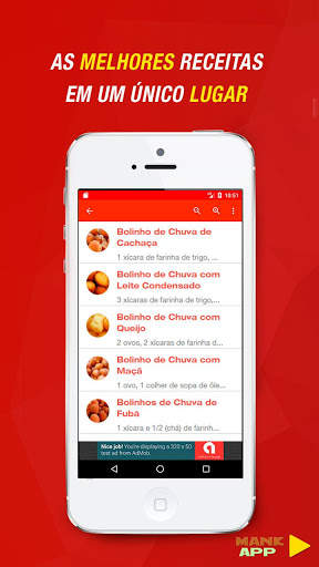 Receitas de Bolinhos de Chuva screenshot 1