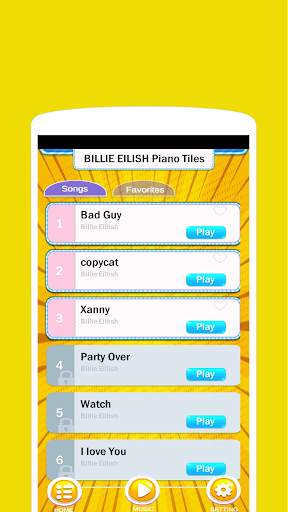 Billie Eilish Piano Tiles screenshot 3